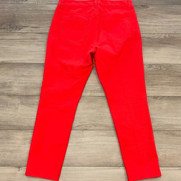 Signature Denim - Talbots Signature Bright orange slim Ankle Jeans size 10/30 NWOT